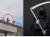 'Grim Reaper' climbs hospital roof, stares at patients, gets arrested