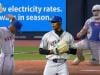 Jefry Yan celebrates first career strikeout with viral wild leap in MLB debut