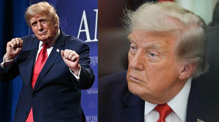 Trump's new look at Las Vegas appearance goes viral as memes flood social media
