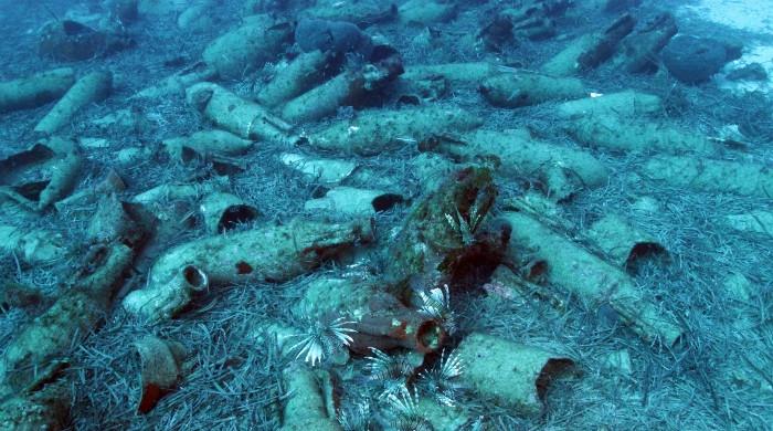 Roman wreck carrying hundreds of amphorae found off Sicily