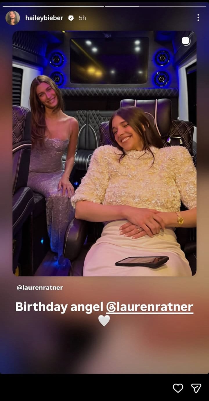Hailey Bieber celebrates ‘birthday angel’ Lauren Ratner with sweet snapshot
