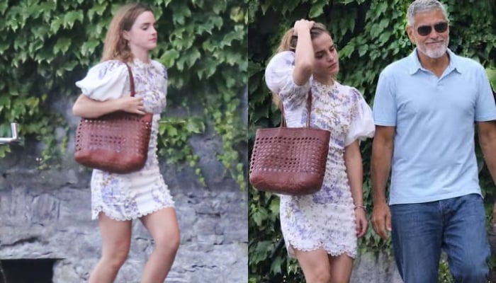 Was Emma Watson actually alone in George Clooney’s Italy house?