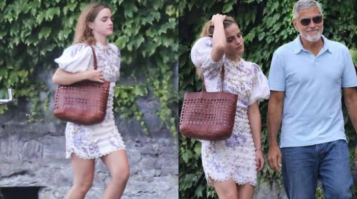Was Emma Watson actually 'alone' in George Clooney's Italy house?