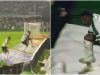 WATCH: Brazilian soccer player falls into tunnel while celebrating goal