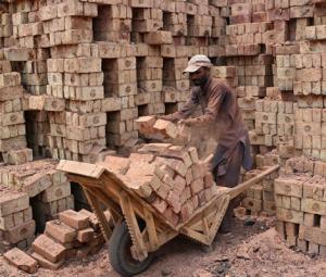 Brickmakers in Punjab's Sheikhupura scorched by sun above and fire below