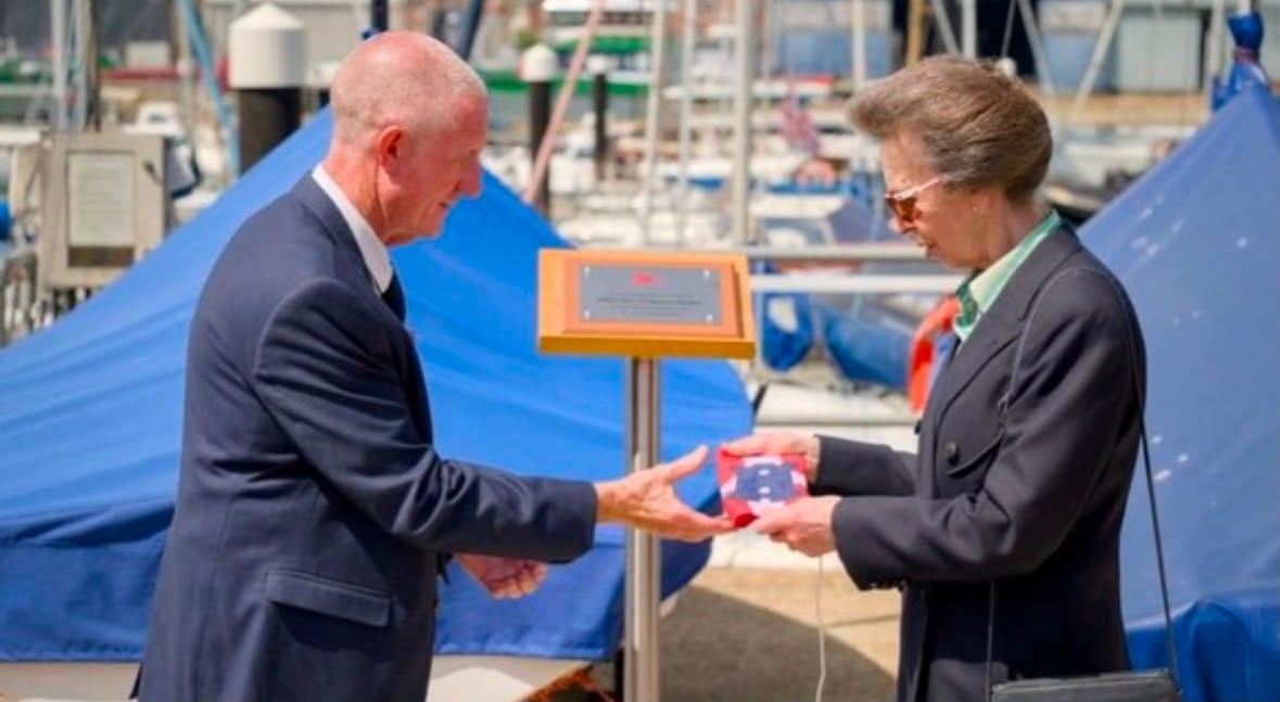 Princess Anne relives Prince Philips sailing days with special meeting
