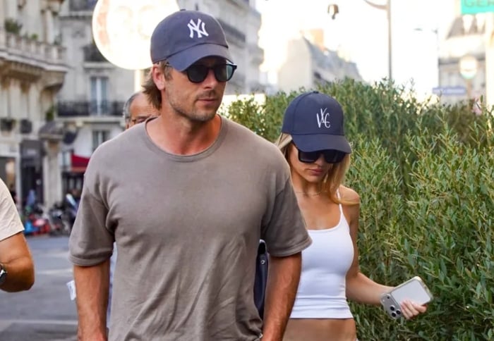 Glen Powell, Michelle Randolph heat up Paris date
