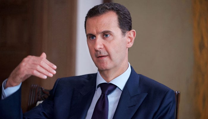 Syrias President Bashar al-Assad speaks during an interview with an Australian channel on July 1, 2016.— Reuters