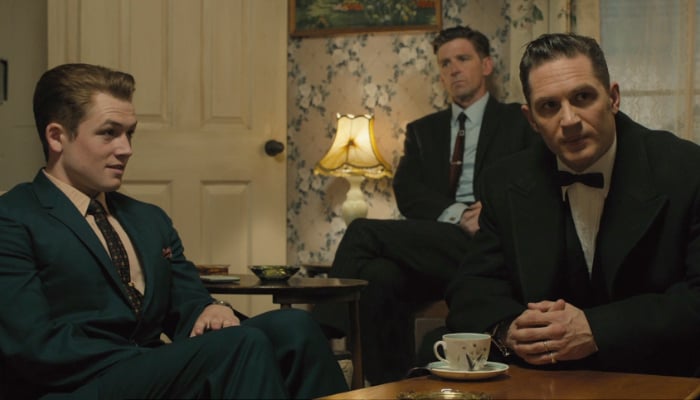 Taron Egerton reveals unexpected kiss with Tom Hardy on ‘Legend’ set