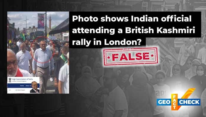 Exposing the Truth: Indian Official's Alleged Appearance at British Kashmiri Rally Debunked