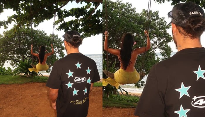 Kim Kardashian joins Lewis Hamilton's summer escape