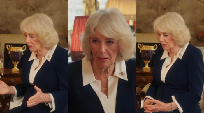 Queen Camilla holds back tears in emotional video released by Palace