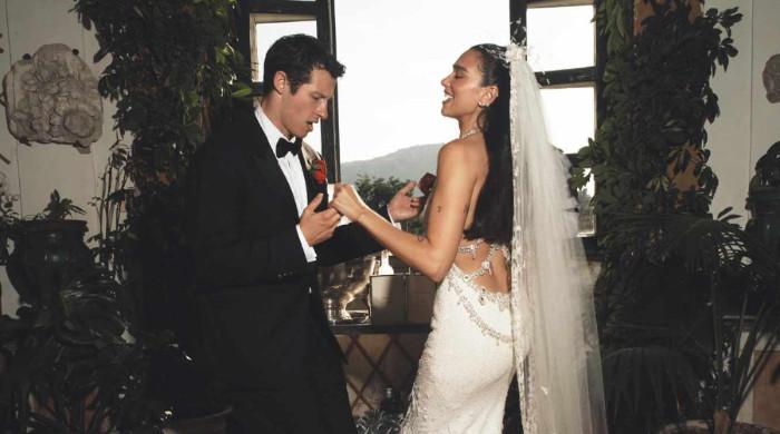 Dua Lipa shares a glimpse into her wedding day with Callum Turner 