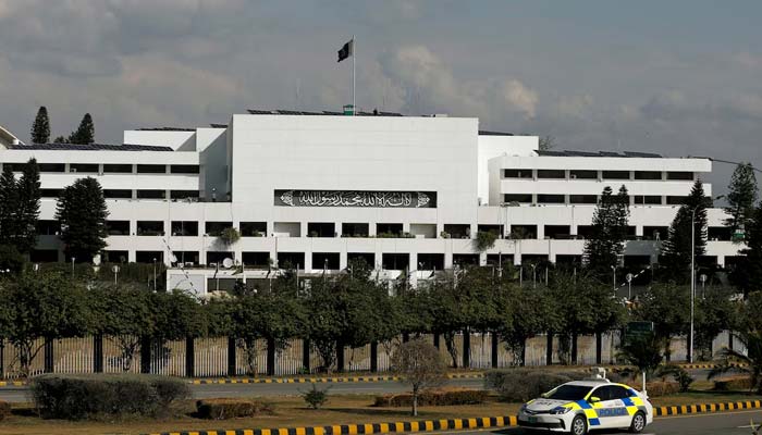 A general view of the Parliament building in Islamabad, January 23, 2019.  — Reuters