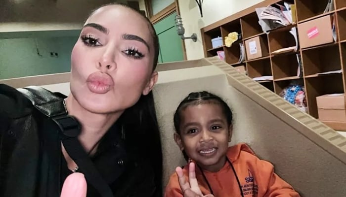 Kim Kardashian shares rare glimpse of Psalm at home