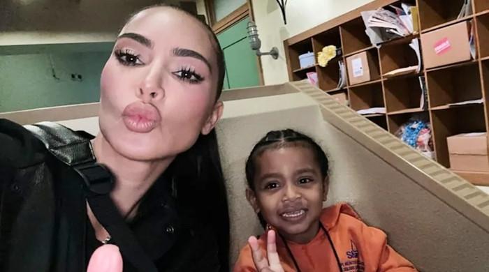 Kim Kardashian shares rare glimpse of Psalm at home 