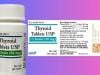 Thyroid tablets USP 30mg recalled: Check lot number 504950