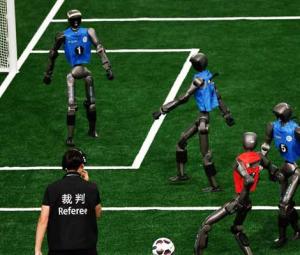 Faster, stronger, (occasionally) upright: Humanoid robots compete in Beijing games