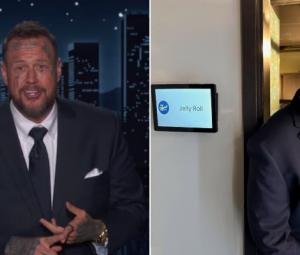 Jelly Roll breaks recent hiatus to guest-host 'Jimmy Kimmel Live'