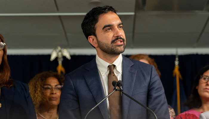 New York City Mayor Zohran Mamdani speaks during an announcement on the Standing Up to ICE outreach programme at the governors office in New York City, US, August 12, 2026. — Reuters