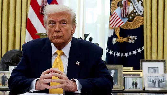 US President Donald Trump sits in the Oval Office of the White House in Washington, DC, US, March 7, 2025. — Reuters