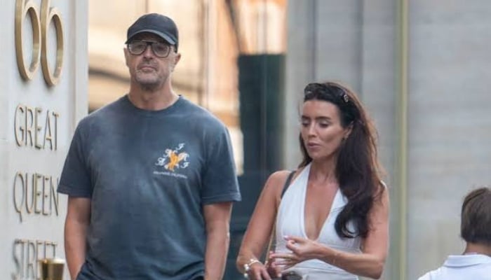 In new pictures, the comedian could be seen enjoying himself with Emma Carey after munching dinner together last week