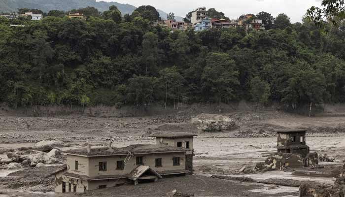 Mud covers a property following a flash flood at Trishuli in Nuwakot district, Nepal, August 26, 2026.— Reuters