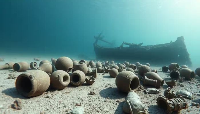 Divers uncover ancient shipwreck near Andros, Greece, dating to 4th century B.C.
