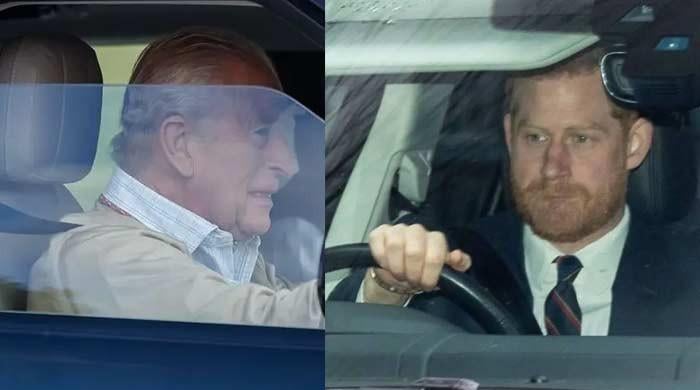 King Charles makes first appearance with health update as Harry arrives home