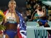 Masai Russell smashes 100m world record, stuns critics with 'shush' celebration