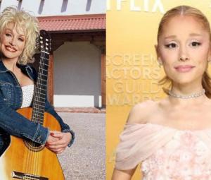 Ariana Grande pays tribute to late Dolly Parton during Eternal Sunshine tour