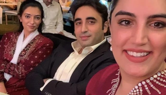PPP Chairman Bilawal Bhutto Zardari with his sisters Aseefa Bhutto Zardari and Bakhtawar Bhutto Zardari.— Instagram/@bakhtawar.bhutto.zardari