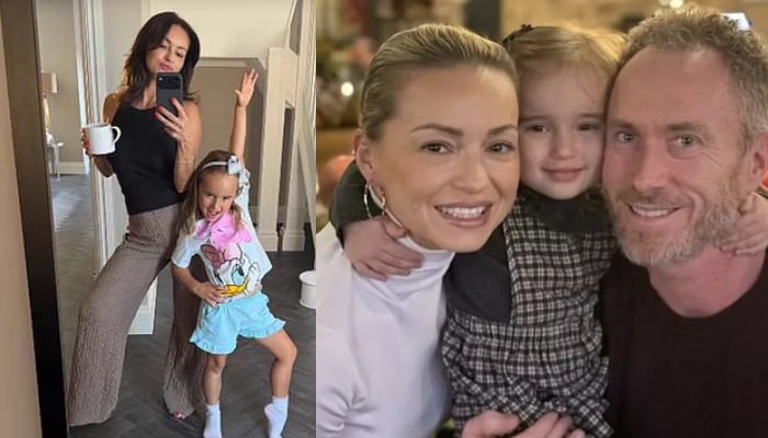 The Polish professional dancer shared a number of snaps of the pair