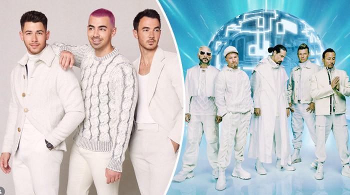 Jonas Brothers turn Backstreet Boys' Vegas finale into family night out 
