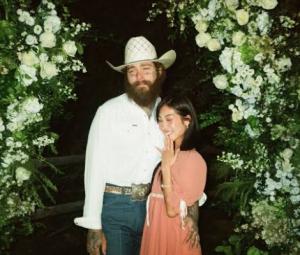Post Malone fiancee makes rare comment about statement engagement ring
