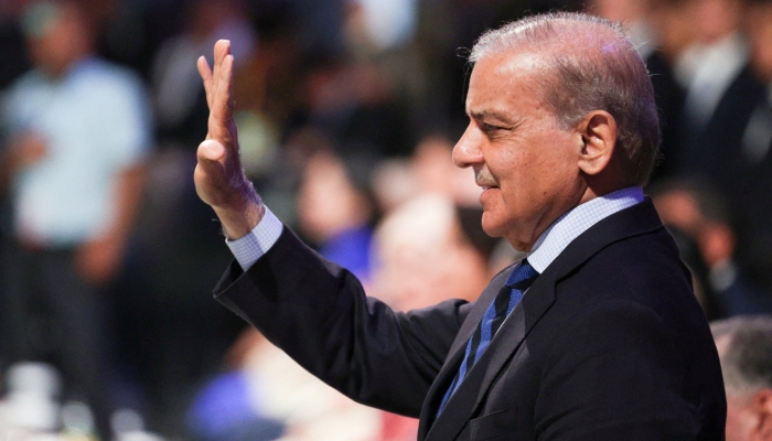 Prime Minister Shehbaz Sharif attends the opening ceremony of the VI World Nomad Games, an international cultural and ethnic sporting event, in Bishkek, Kyrgyzstan, August 31, 2026. — Reuters
