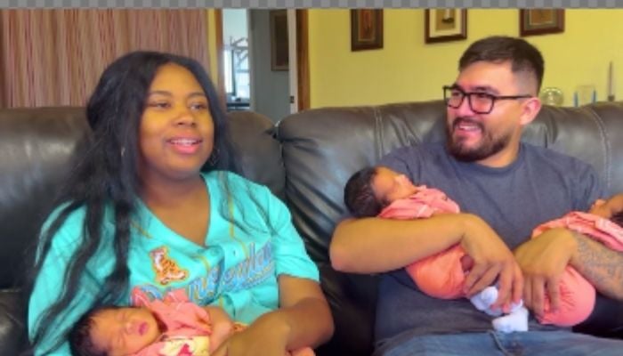 South Bay couple welcomes rare naturally conceived triplets in near record-breaking birth