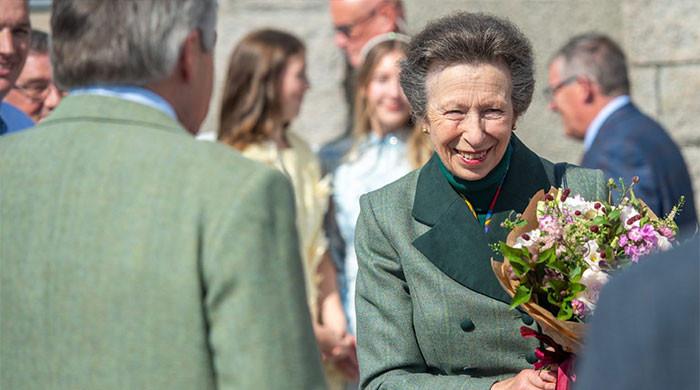 Princess Anne receives fishy farewell in Fraserburgh, calling it 'very generous'