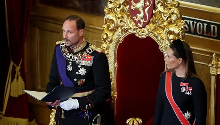King Haakon begins reign with Princess Ingrid Alexandra taking key step beside him
