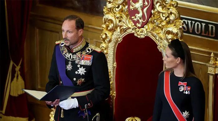 King Haakon begins reign with Princess Ingrid Alexandra taking key step beside him