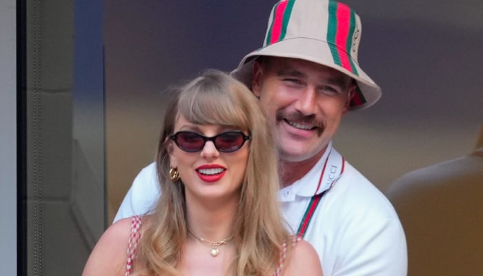 Taylor Swift, Travis Kelces unseen wedding picture wins internet
