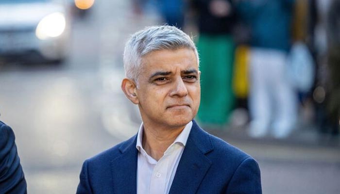 The Mayor of London, Sadiq Khan, switches on the first ever Ramadan lights installation at Piccadilly Circus on the eve of the first day of Ramadan, in London, Britain March 21, 2023. — Reuters