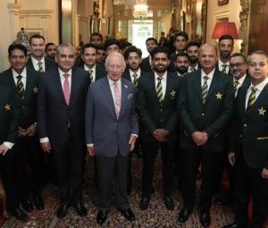 King Charles meets Pakistan cricket team at Clarence House
