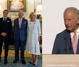 King Charles meets the Macrons as French masterpiece arrives in Britain