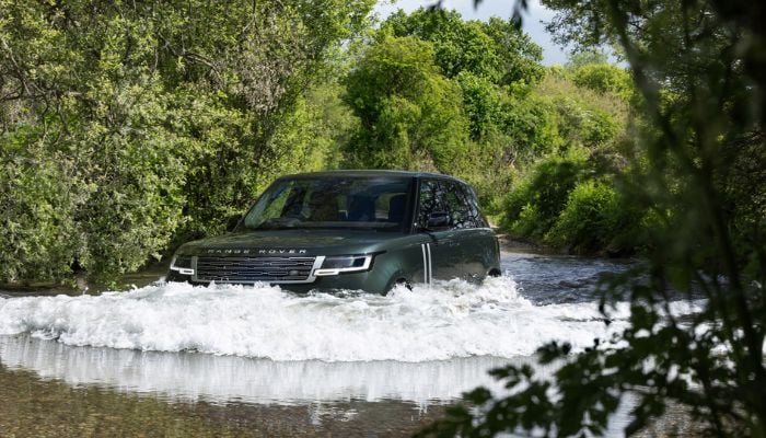 Range Rover unveils its first EV that can swim through deep water