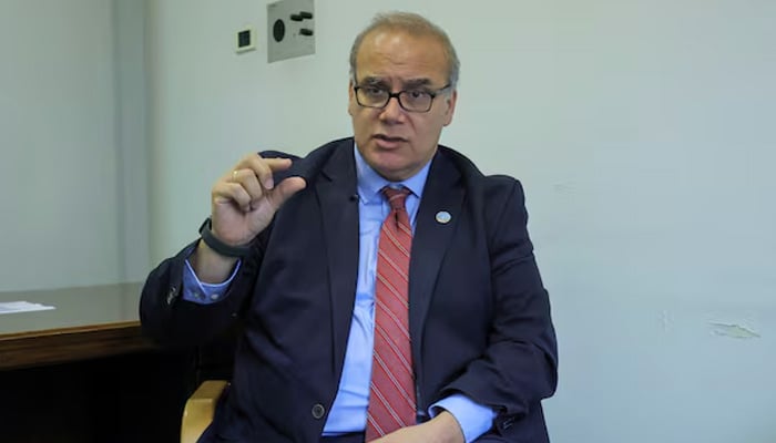 Maximo Torero, Chief Economist for the Food and Agriculture Organization of the United Nations speaks to Reuters during the opening of the United Nations Food Systems Summit at the United Nations Economic Commission for Africa headquarters, in Addis Ababa, Ethiopia, July 28, 2025. — Reuters