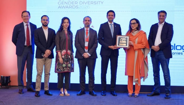 Senator Sherry Rehman (second right) poses for a photo during an event in Karachi, on September 3, 2026, alongside PBC Chairman Ziad Bashir. — PBC