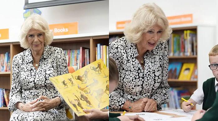 Queen Camilla sees Liverpool library 'rise from ashes' after devastating blaze