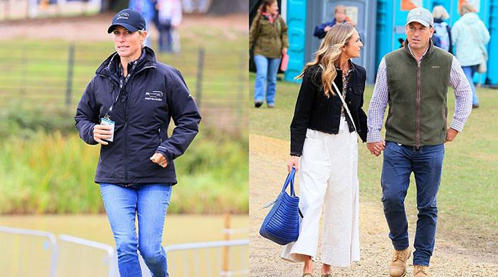 Zara Tindall's big family day out as Peter and Harriet lead royal support