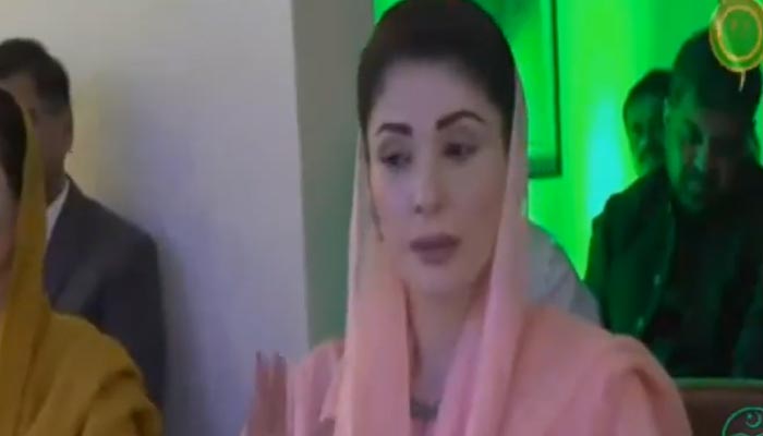 Punjab Chief Minister Maryam Nawaz speaks during an AI technology launching ceremony in Lahore, September 5, 2026. — Screengrab via X/@GovtofPunjab